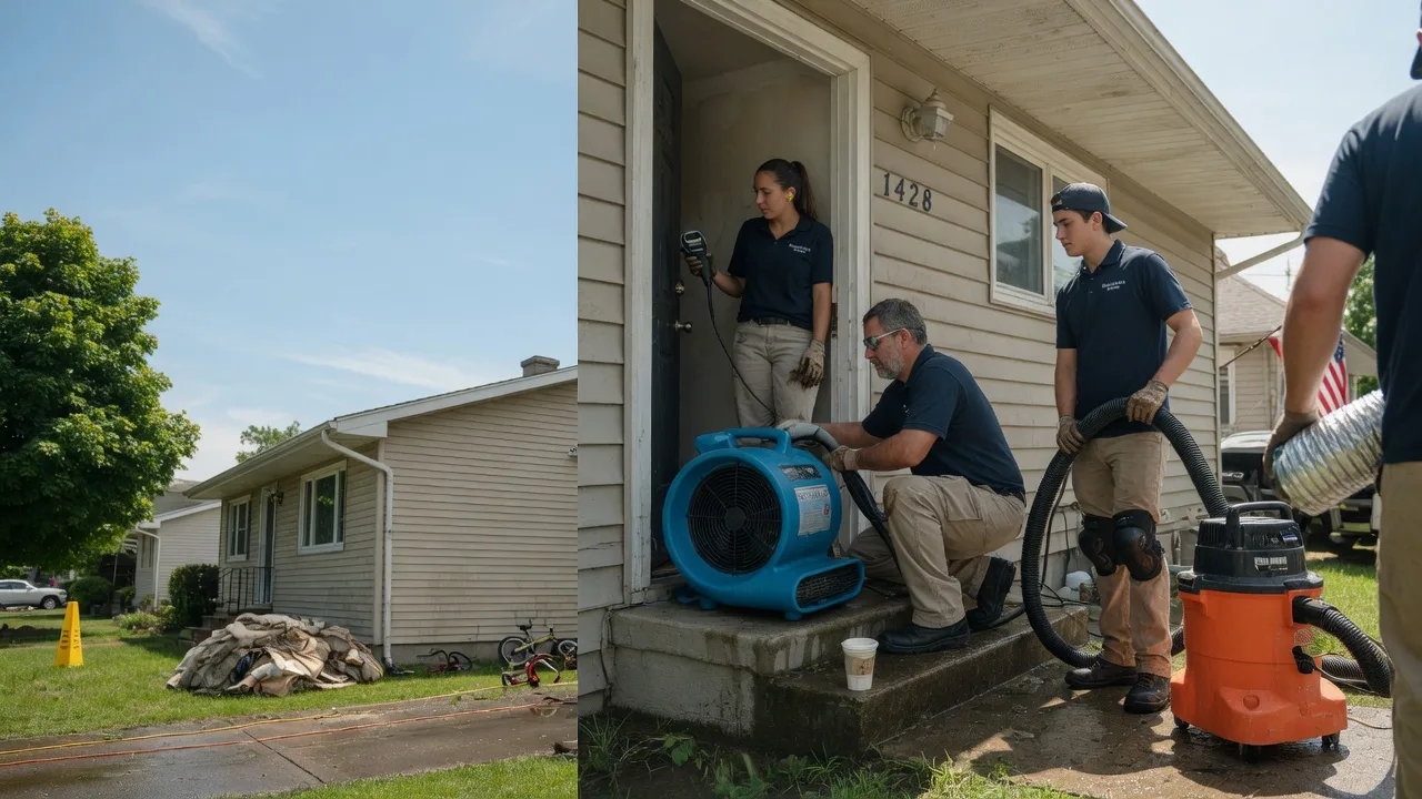 Water Damage Restoration in Downs, IL near me